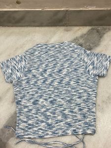 Blue Patterned Tee