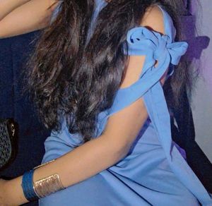 Elegant Blue Maxi Dress