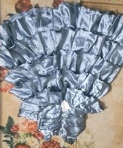 Dark Grey Colour Frill Frock