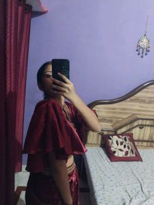 Elegant Dhoti Nd Choli Set