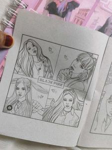 BLACKPINK Diary And Coloring Book With Stickers