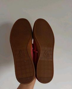 Pink &amp; Grey Le Coq Sportif Suede Sneakers