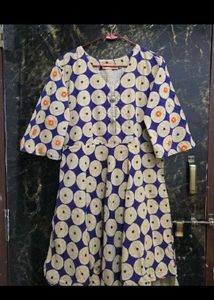 Cotton Flared Sleev Kurta
