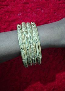 Golden Bangles (Set of 4)