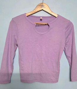 Lilac Long Sleeve Top