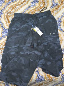 Black And Grey Ralph Lauren Military Jogger