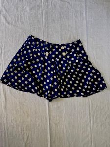 Polka Dots Pleated Skirt