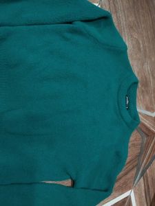 Green Knit Top