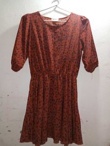 Floral Print Mini Dress
