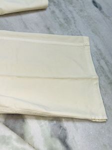 Cream Cargo Pants