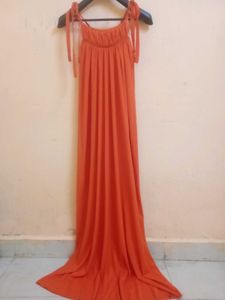 Orange Maxi Dress