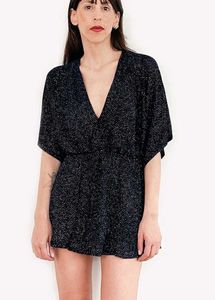 Sparkly Black Romper