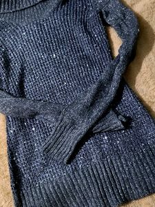 Sparkly Knit Mini Dress