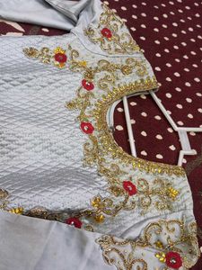 Elegant Embroidered Anarkali Gown