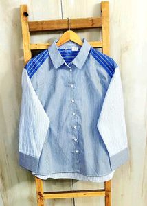 Striped Button-Down Shirt