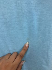 Alien Graphic Print Tee - Light Blue