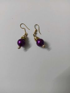 Purple Earrings