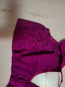 Purple Floral Blouse