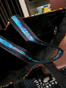 Women Embroidered Rajasthani Tote Bag New