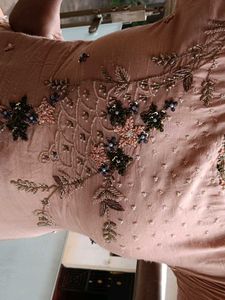 Kurti With Sequence Work