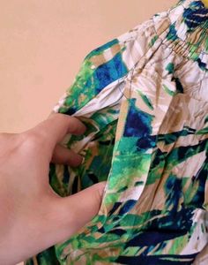 Tropical Print Pants