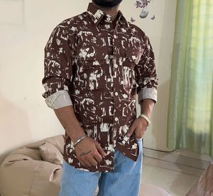 Pattern Shirt L Size