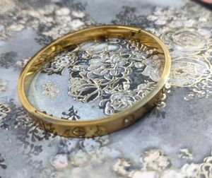 Elegant Gold Bangle Bracelet