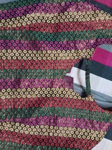 Blouse With Multi Colour