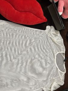 White Sheer Top