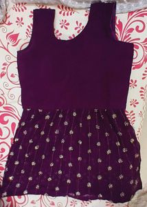 NEW Elegant Purple peplum lehenga S to.L size