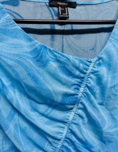 Beautiful Crop Top . Blue Colour