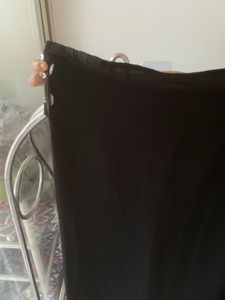 Elegant Black ready to wear Saree