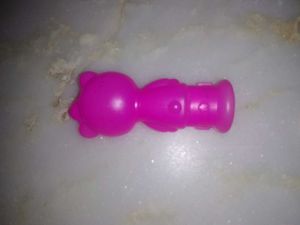 Pink Cat Toy Figure