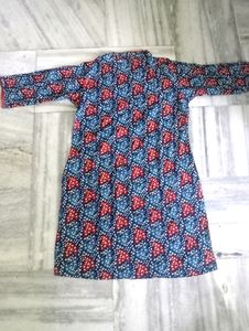 Printed Blue Kurti 💙