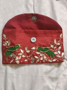 Handmade Red Pouch