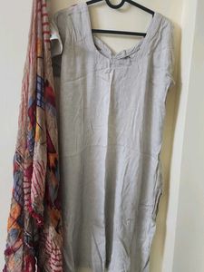 Embroidered Kurta with Dupatta  PantSet