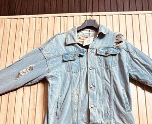 Distressed Denim Jacket
