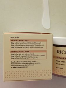 K Beauty Ricekraft Face Pack × Scrub 100g