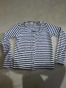 Striped Long Sleeve Top