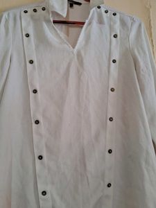 VERO MODA White Bow Shirt