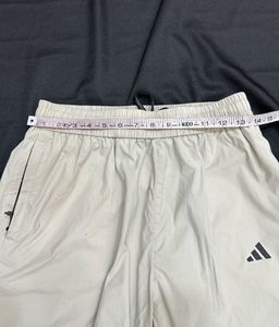 Adidas Light Grey Track Pants | Gym Wear | M–L