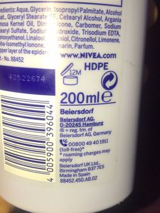 Nivea Rose &amp; Argan Oil Lotion