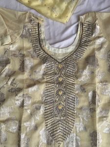 New Suit With Patiyala Salwar &amp; Dupatta