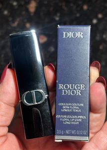 Dior Rouge Velvet Lipstick In Shade 999 Velve