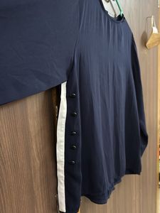 Elegant Navy Blue Blouse