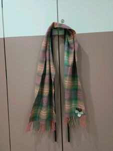 Unisex Pink Plaid muffler