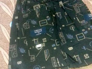 Boy&#39;s Printed Elastic Waist Shorts