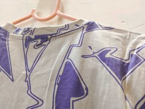 Abstract Print T-shirt