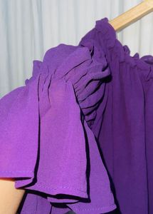 Purple Ruffle Top by EASEL – Brand New with Tag