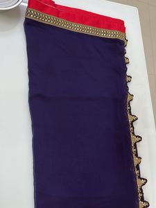 Elegant Embroidered Saree